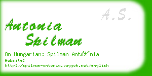 antonia spilman business card
